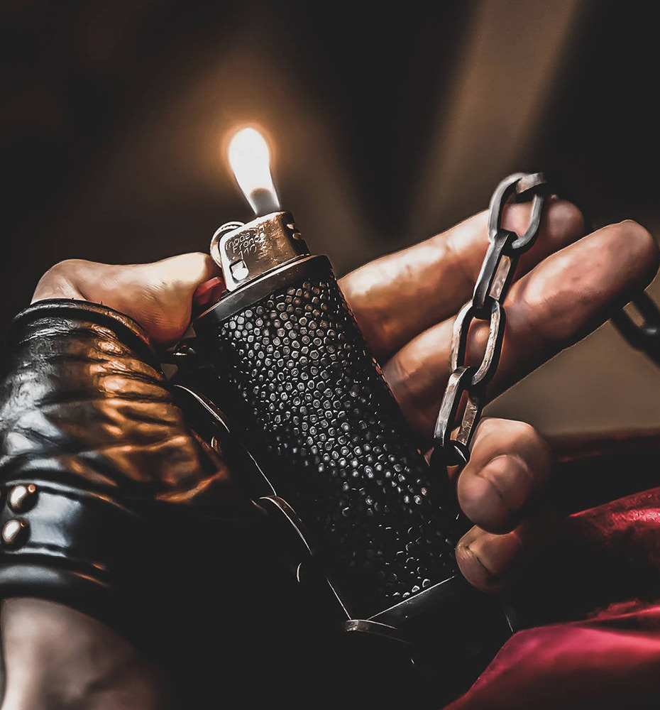 Jungle Tribe Blaze & Chain Lighter Holster Delicious Boutique