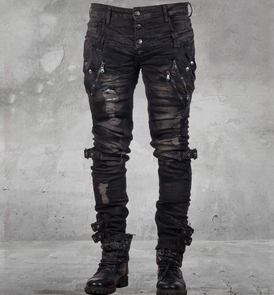 Shop Strapped Double Jeans