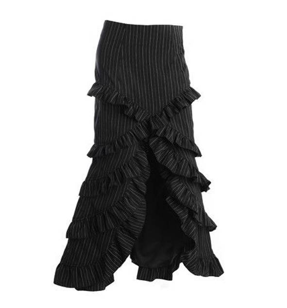 Steam Trunk Long Flamenco Skirt : Delicious Boutique