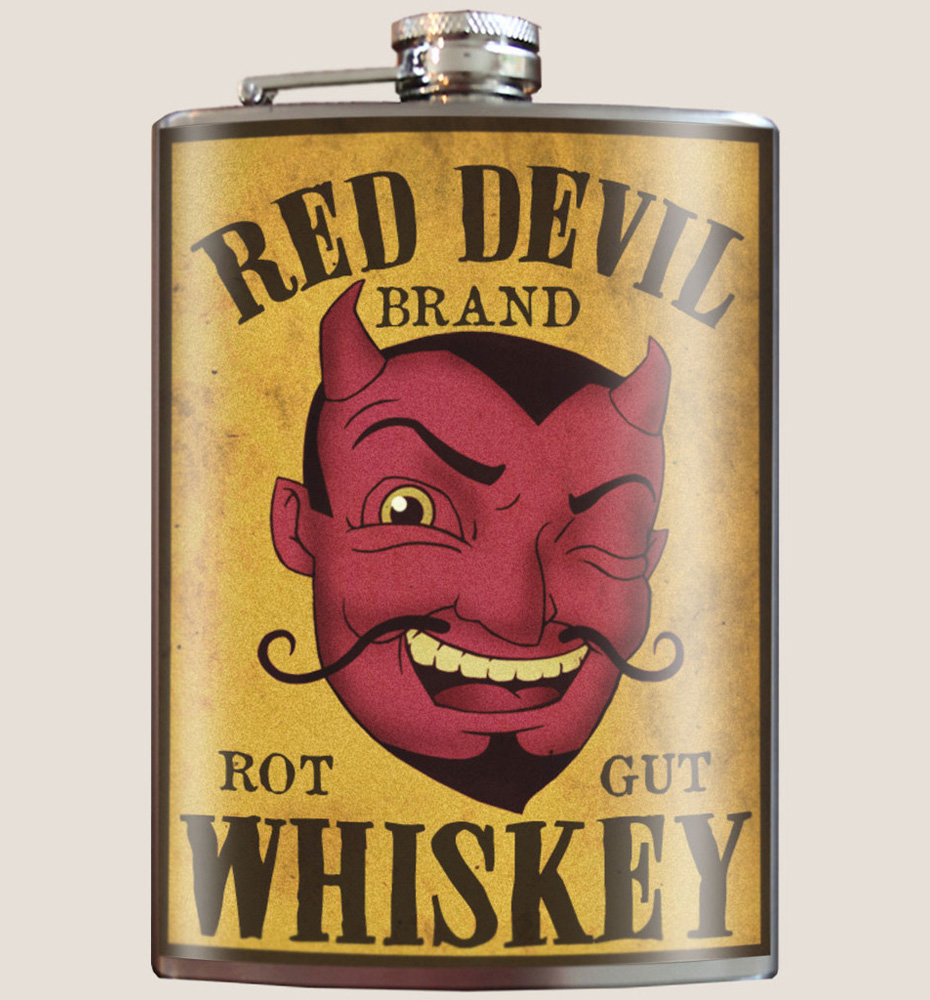 Trixie & Milo Red Devil Flask : Delicious Boutique